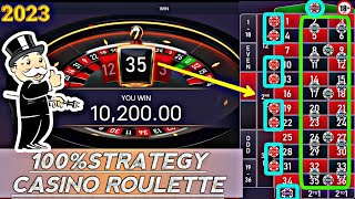 CASINO ROULETTE 100% WINNING STRATEGY | EVERY SPIN 500 WIN CASINO ROULETTE GAMEPLAYING 36 NUMBER WIN