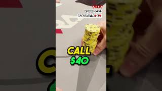 How to call a bluff in poker #TexasHoldem #poker #pokervlog #pokertips #casinonight