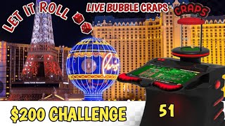 Small craps bank roll?  This craps strategy can withstand the highs and lows! – $200 CHALLENGE! 51!!