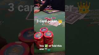 3 card poker #threecardpoker #harrahs #subscribe #gambling #shorts #viral #poker #tips