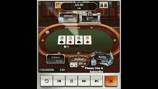 All we have is a BLUFF CATCHER! 100NL #poker #onlinepoker #cardgame #texasholdem #shorts