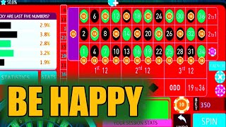 Be Happy 100% Amazing Roulette Strategy To Win