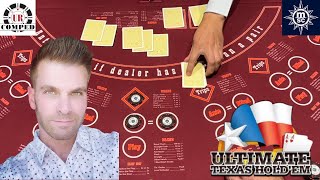 🔴ULTIMATE TEXAS HOLD EM! SUB FOR DAILY VIDEO FROM CRUISE SHIP CASINO! 👀
