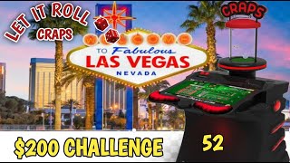 Bubble craps machine was pissed!!! – $200 CHALLENGE! 50!!!