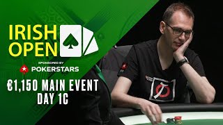 Irish Poker Open: €1K Main Event – Day 1C Livestream 🍀 PokerStars
