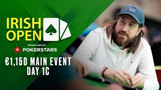 Irish Poker Open: €1K main Event – Day 1C Livestream – Part 2 🍀 PokerStars