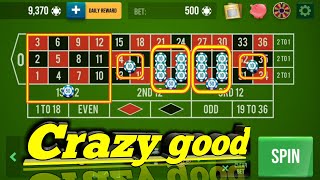 Crazy Good !!!! Strategy || Roulette Strategy To Win || Roulette