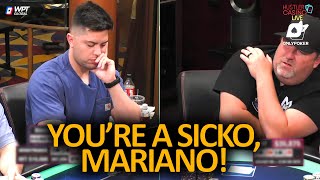 Chris Moneymaker Is Trying To School Mariano @HustlerCasinoLive