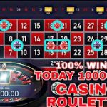 CASINO ROULETTENEW TRICKS TODAY 10000 WIN🔥 LIVE GAME |CASINO ROULETTE STRATEGY| ONLINE EARNING GAME
