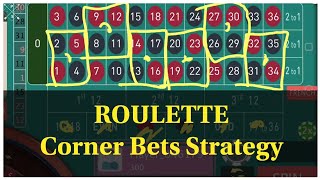 Man’s Life ROULETTE Winning Strategy. 4 Corner Bets Management for quick profit.