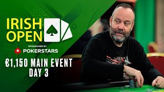Irish Poker Open: €1K main Event – Day 3 Livestream – Part 2 🍀 PokerStars