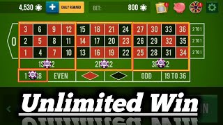 Roulette Unlimited Win Strategy || Roulette Strategy To Win || Roulette