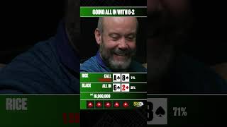 INSANE Shove by Andy Black 😳 #IrishPokerOpen #pokerstars