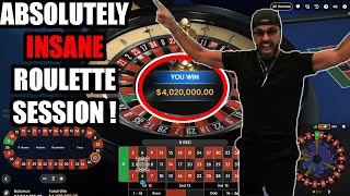 WHAT AN INSANE ROULETTE SESSION !!!