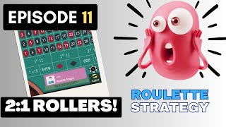 Great Roulette Strategy “2:1 Roller” Low bankroll required! – Roulette Strategy Simulator EP 11
