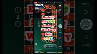 100% Unbeatable Roulette Secret Winning Strategy | Every spin winning trick #roulette #casino #short