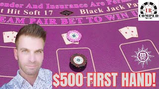 ⚫BLACKJACK! 🚀$500 FIRST HAND!👀NEW VIDEO DAILY!