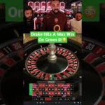 Drake Hits A Max Win On Green 0 Playing Roulette! #drake #roulette #maxwin #bigwin #casino