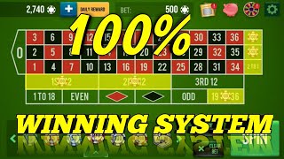 100% Winning System 🌹 || Roulette Strategy To Win || Roulette Tricks