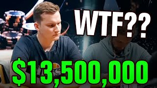 FLOPPED SET Against A Really Weird Poker Strategy