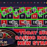 CASINO ROULETTE NEW STRATEGY| TODAY BIG WIN CASINO ROULETTE| ONLINE EARNING BEST GAME| 100% WINNING