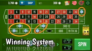 Roulette Best Winning System 🌹|| Roulette Strategy To Win || Roulette