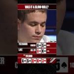 Did he just SLOW-ROLL? 🧐 #EPT #Allin
