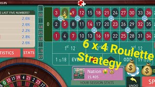 6 x 4 Roulette strategy Good win % 100%