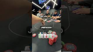 I go ALL-IN for $2200 on the river?! #shorts #poker