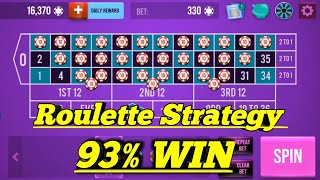 93% Win ROULETTE STRATEGY 💯🌹 || Roulette Strategy To Win || Roulette