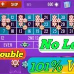 No Double,  No Loss 101% Win Strategy 💯🌹 || Roulette Strategy To Win || Roulette