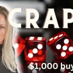 I gave my wife $1,000 to play electronic craps, how did she do?!!
