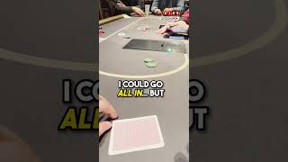 Trapping my opponent with a MONSTER hand #Poker #TexasHoldem #pokervlog
