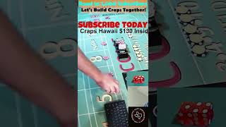 Craps Hawaii $130 Explained… #shorts #craps #dice #howtoplaycraps #colorup #crapsstrategy