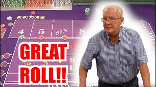 🔥GREAT ROLL!🔥 30 Roll Craps Challenge – WIN BIG or BUST #286