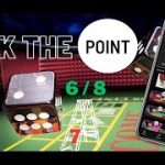 6/8 Ladder Craps System – Live Rolls – Craps Strategy – Low Budget $10 Table