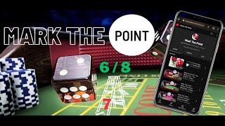 6/8 Ladder Craps System – Live Rolls – Craps Strategy – Low Budget $10 Table