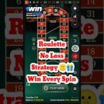 100% Unbeatable Roulette Secret Winning Strategy | Win Every Spin