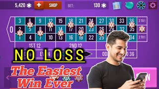 No Loss The Easiest Win Ever🌹 || Roulette Strategy To Win || Roulette