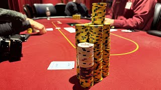 ALL IN WITH KING HIGH FOR THOUSANDS! High Stakes Poker Vlog Ep. 190