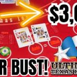 🔵ULTIMATE TEXAS HOLD EM!🚀$3000 OR BUST!📢NEED 25 NEW SUBS!