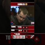 Martin Kabhrel Gets Some KARMA 😆 #instantkarma #pokerstars