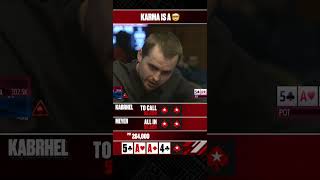 Martin Kabhrel Gets Some KARMA 😆 #instantkarma #pokerstars