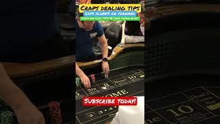 Craps dealer tip by David Casino Quest during Craps For Cure #dice #craps #howtoplaycraps