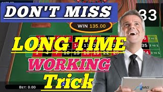 DON’T MISS 🤔!!! LONG TIME WORKING TRICK || Roulette Strategy To Win || Roulette Tricks