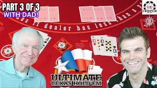 🚨PART 3 OF 3💥ULTIMATE TEXAS HOLD EM WITH DAD ON A CRUISE SHIP!