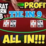 BACCARAT PATTERN: THE TIE IN 9 (ALL IN)😱 | USING 6 & 8 PATTERN I WON X4 MY CASHIN💵 | BIG WIN💸💵