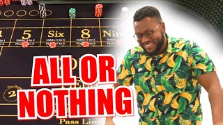 🔥ALL OR NOTHING🔥 30 Roll Craps Challenge – WIN BIG or BUST #290