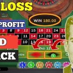 NO LOSS SURE PROFIT 🌹 || How To Win Red & Black || Roulette Strategy To Win || Roulette Tricks