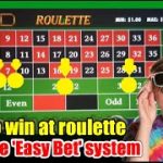 How To Win At Roulette With The Easy Bet System ♣ ROULETTE TRICKS ♦
